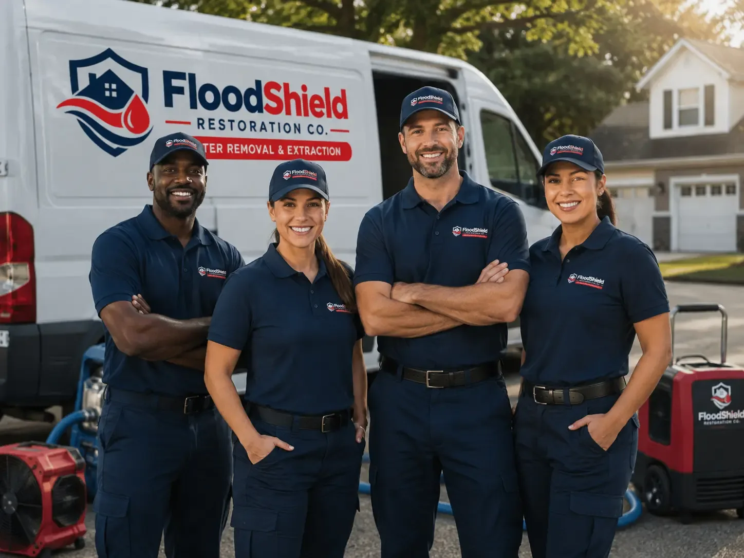 Flood Damage Restoration company in Newton Center, MA